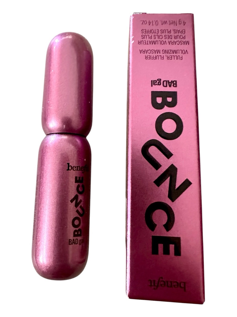 Benefit Bounce Bad Gal Mascara - Metallic Magenta Tube New in Box 4g